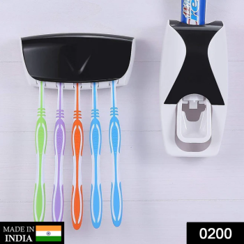 TOOTHPASTE DISPENSER & TOOTH BRUSH WITH TOOTHBRUSH
