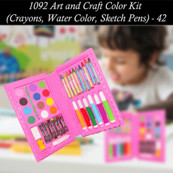 ART AND CRAFT COLOR KIT (CRAYONS, WATER COLOR, SKETCH PENS