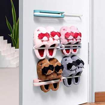 MULTIFUNCTION FOLDING SLIPPERS/SHOES HANGER ORGANIZER RACK