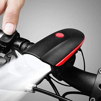 RECHARGEABLE BICYCLE LED BRIGHT LIGHT WITH HORN SPEAKER