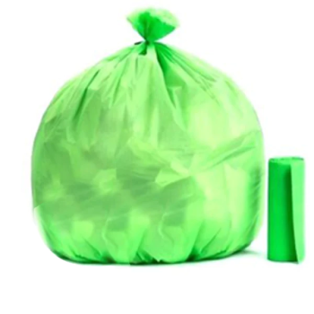 BIO-DEGRADABLE ECO FRIENDLY GARBAGE/TRASH BAGS ROLLS (24" X 32") (GREEN)