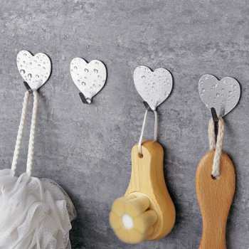 MULTIPURPOSE STAINLESS STEEL ADHESIVE HOOKS