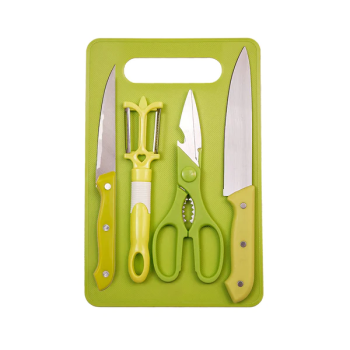 STAINLESS STEEL KITCHEN KNIFE KNIVES SET WITH KNIFE SCISSOR