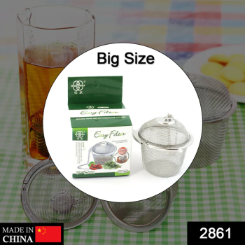 STAINLESS STEEL SPICE TEA FILTER HERBS LOCKING INFUSER MESH BALL