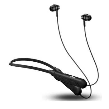 WTM Wireless Neckband Spark N101 : in-Ear Bluetooth Neckband with upto 25 Hours Playback, and upto 250 Hours stand by time, Low latency, Auto connect, IP7X, BT v5.0, with Mic (Black)